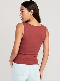 Rib-Knit V-Neck Tank Top for Women | Old Navy