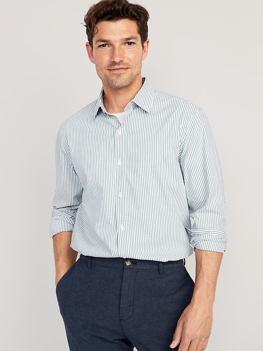 Slim-Fit Pro Signature Tech Dress Shirt | Old Navy