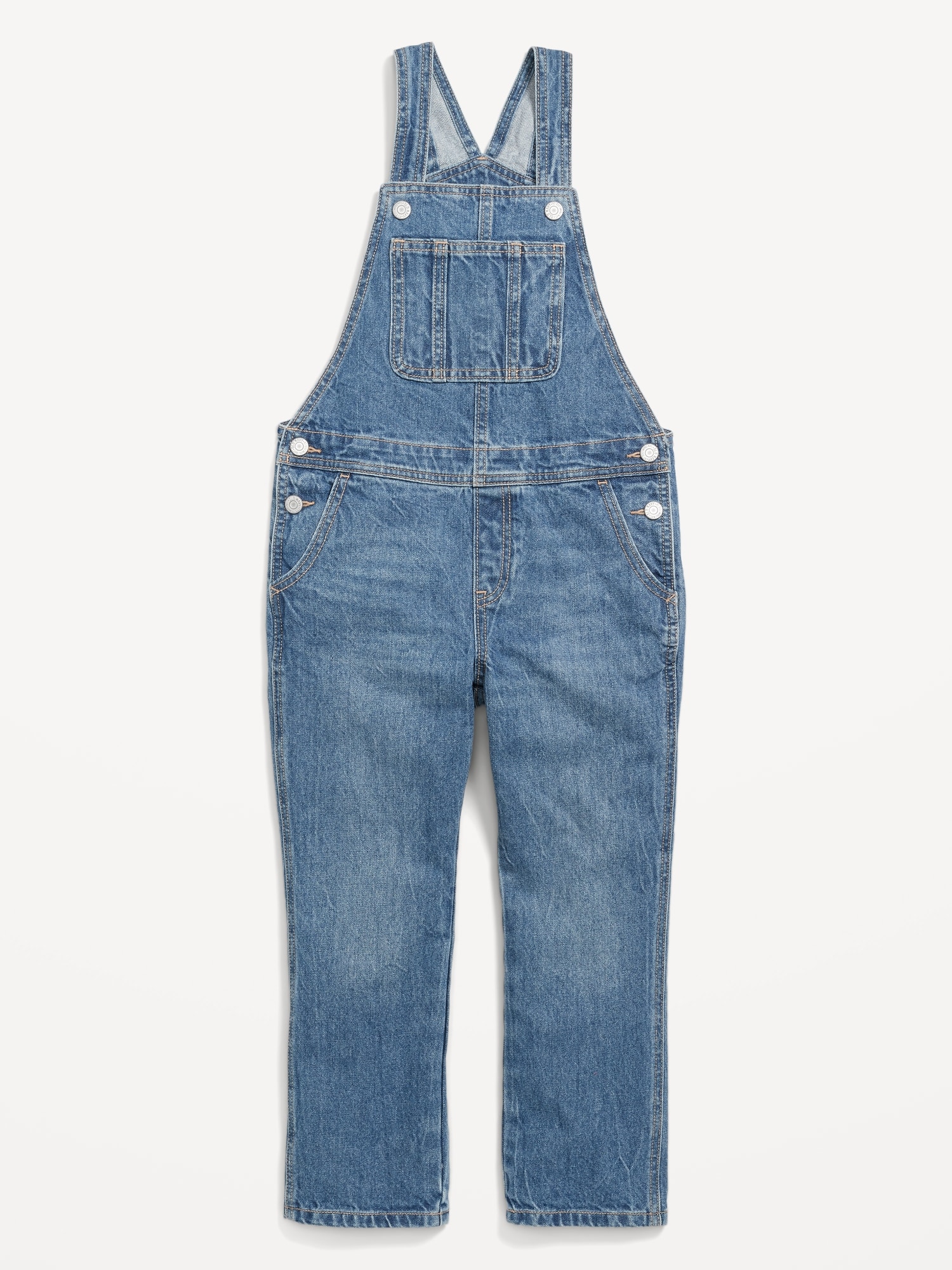 Women's Grey Denim Dungarees - Powell, Finisterre