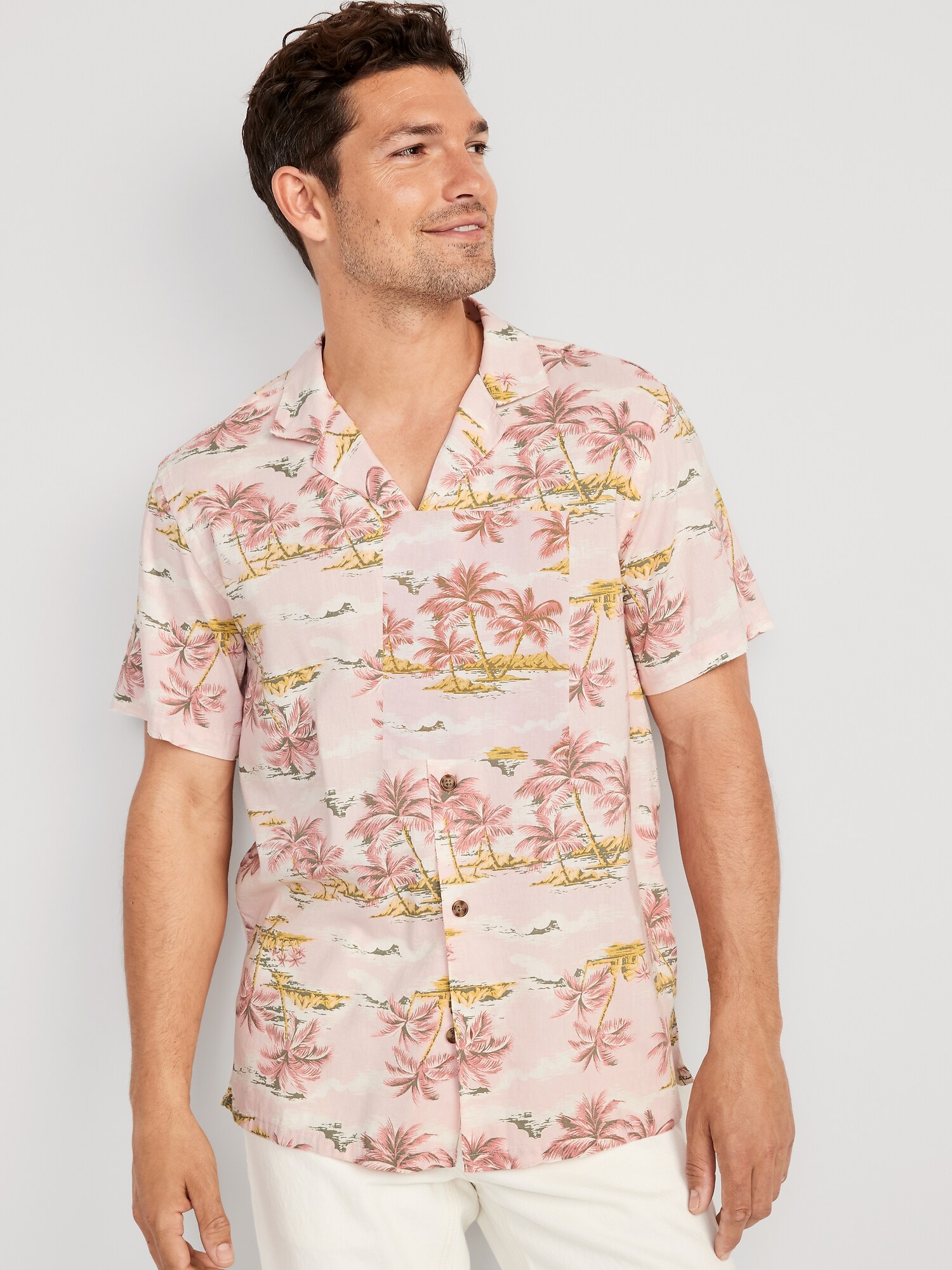 ShortSleeve Printed Camp Shirt Old Navy