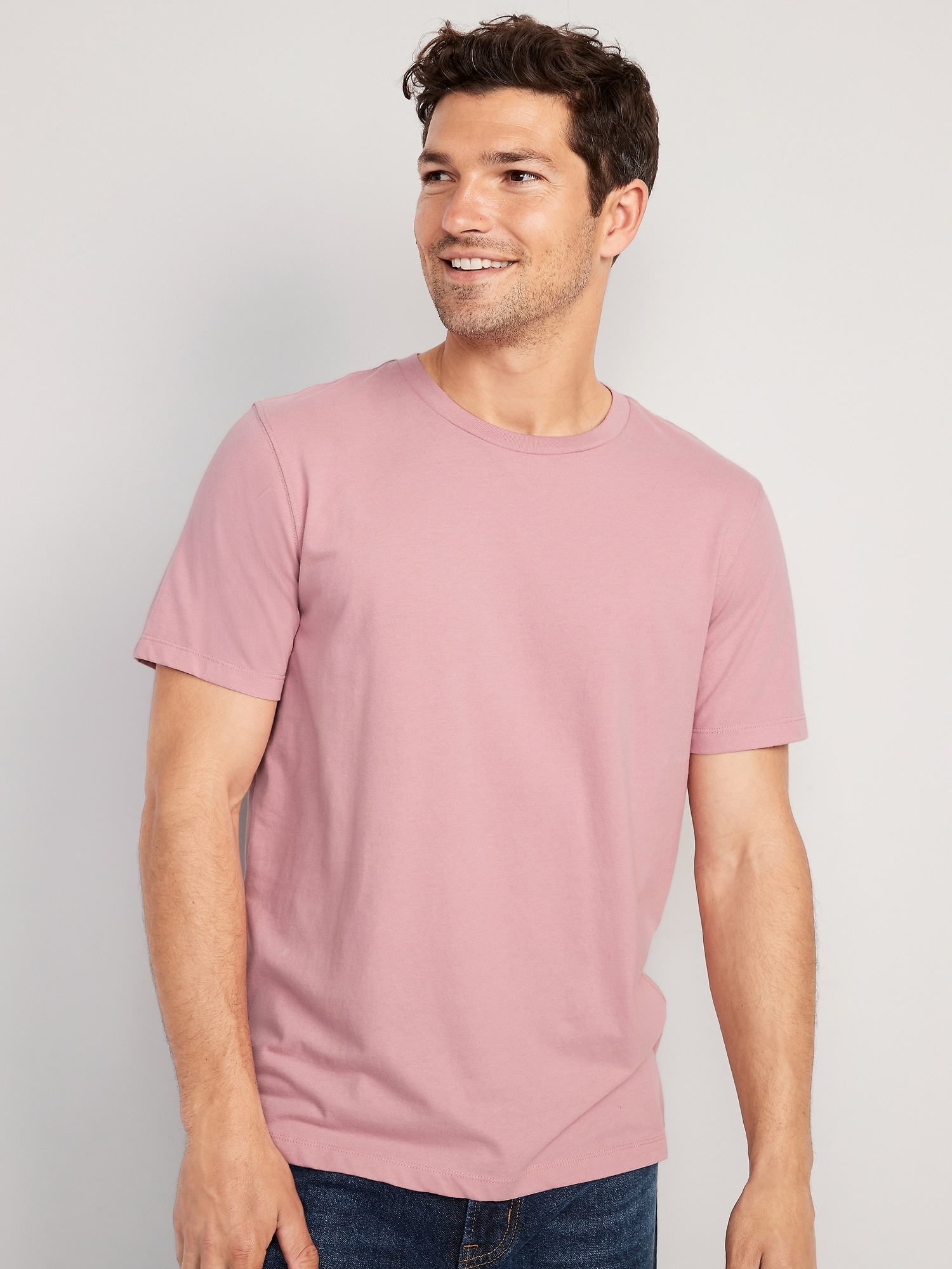 Old Navy Soft-Washed Crew-Neck T-Shirt for Men pink - 832418363