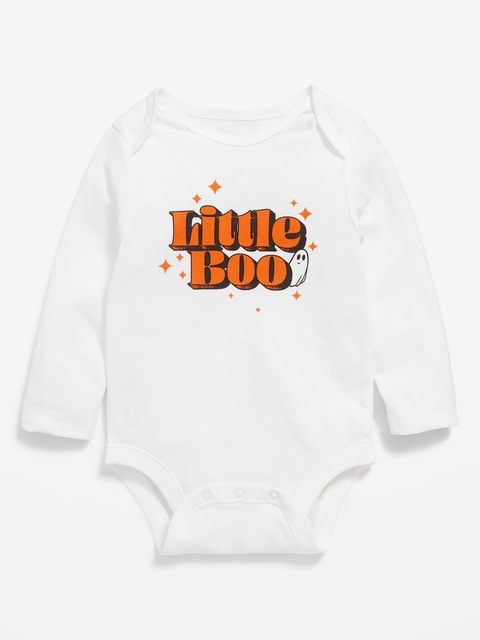 Unisex Long-Sleeve Graphic Bodysuit for Baby