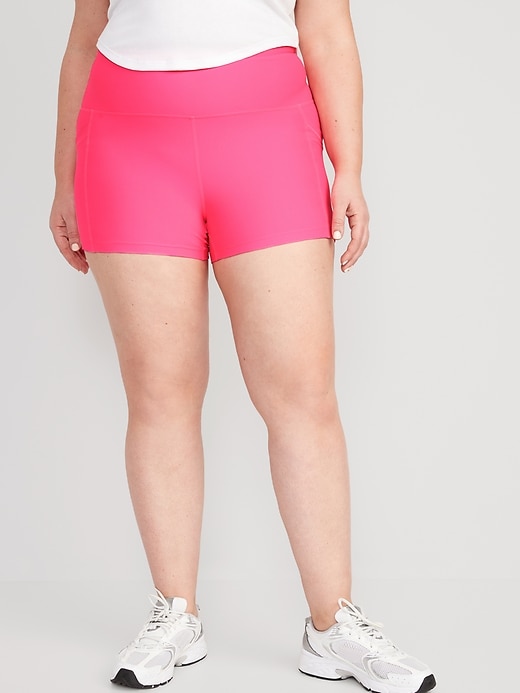 Image number 7 showing, High-Waisted PowerSoft Biker Shorts -- 3.75-inch inseam