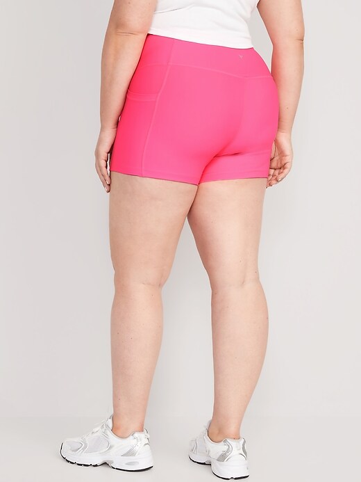 Image number 8 showing, High-Waisted PowerSoft Biker Shorts -- 3.75-inch inseam