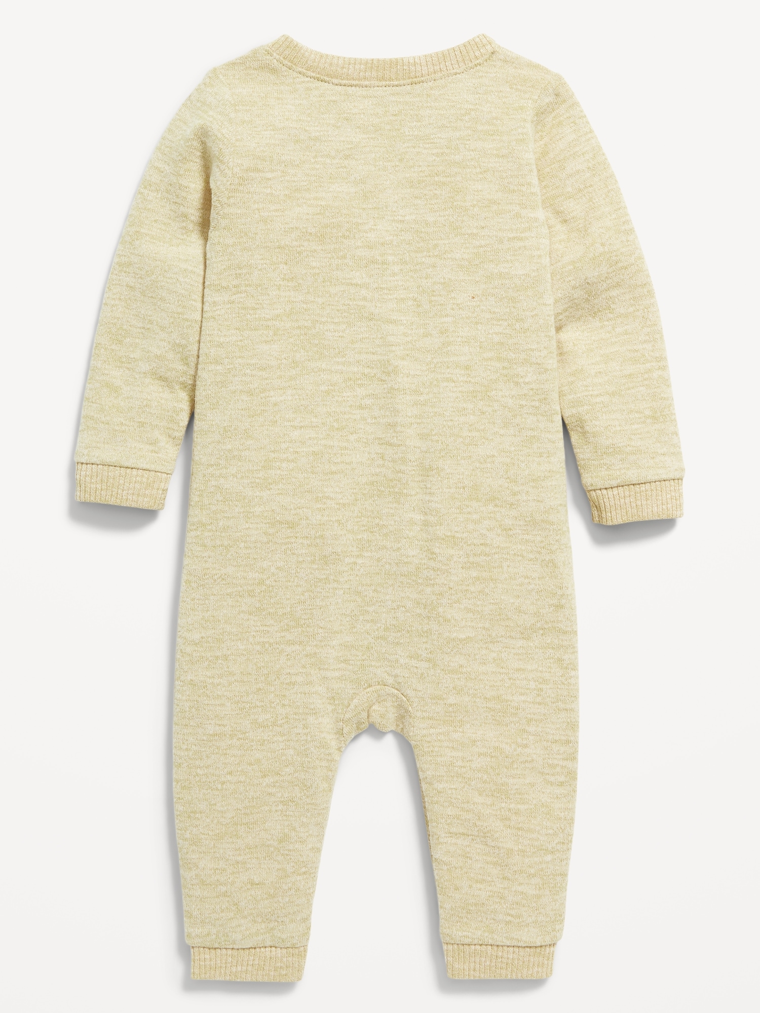 Unisex Long-Sleeve Sweater-Knit Henley One-Piece for Baby | Old Navy