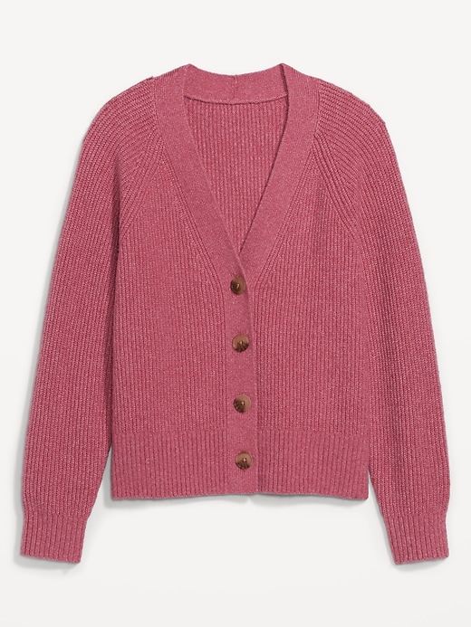 Image number 4 showing, Shaker-Stitch Cardigan Sweater