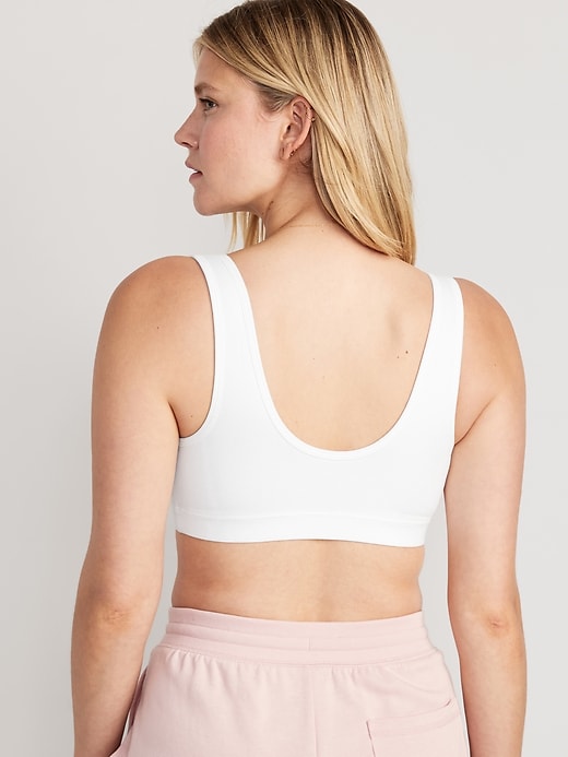 View large product image 2 of 4. Maternity Cross-Front Cotton Nursing Bralette