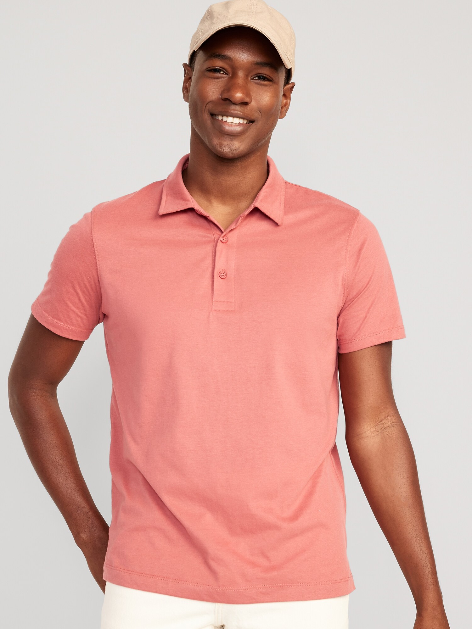 Mens peach polo discount shirt