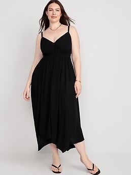 Waist-Defined Sleeveless Maxi Dress for Women