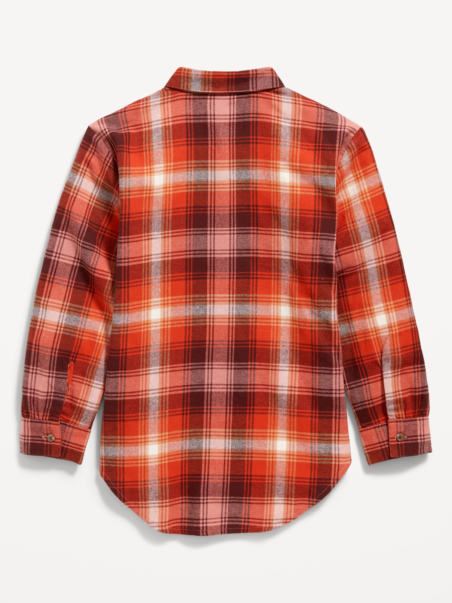 Chemise En Flanelle à Carreaux Pour Fille - Manteau Court Chaud - Automne Hiver - Taille Adolescente