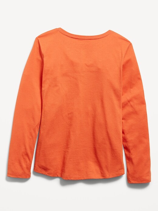 View large product image 2 of 2. Softest Long-Sleeve T-Shirt for Girls