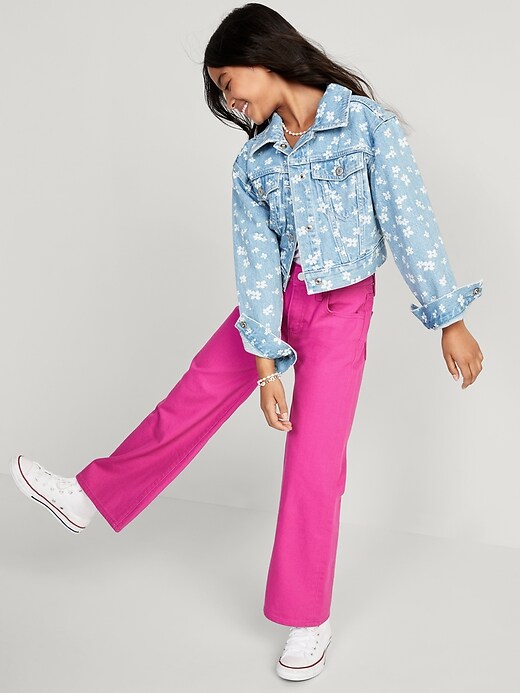 Girls Hailey Wide Leg Jeans - Teens by Decjuba Kids Online, THE ICONIC