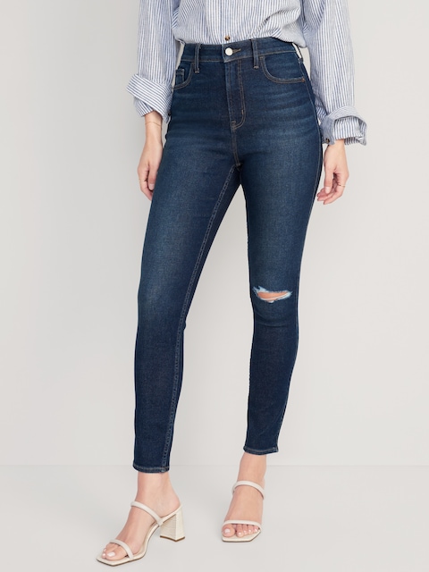 Extra High-Waisted Rockstar 360° Stretch Super-Skinny Jeans