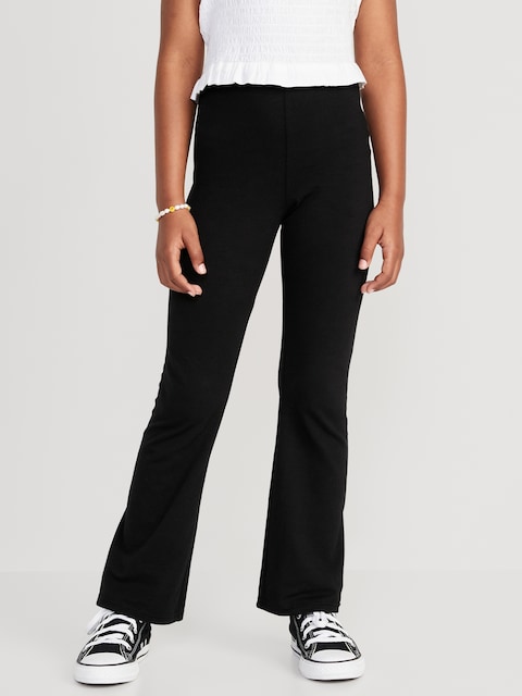 Full-Length Flared Leggings for Girls