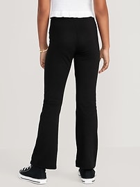 Image number 2 showing, Full-Length Flared Leggings for Girls