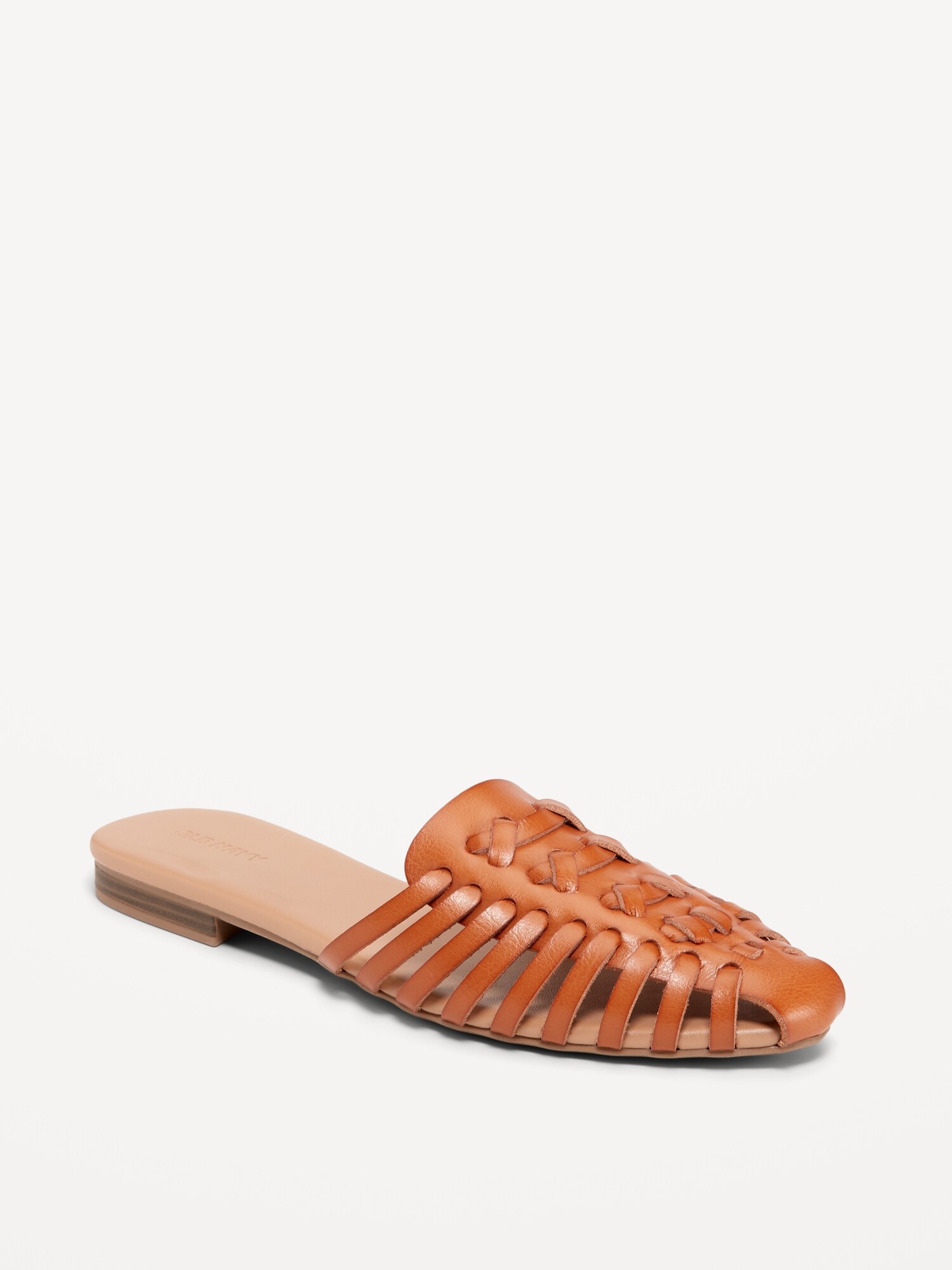 Navya woven hot sale loafer mule