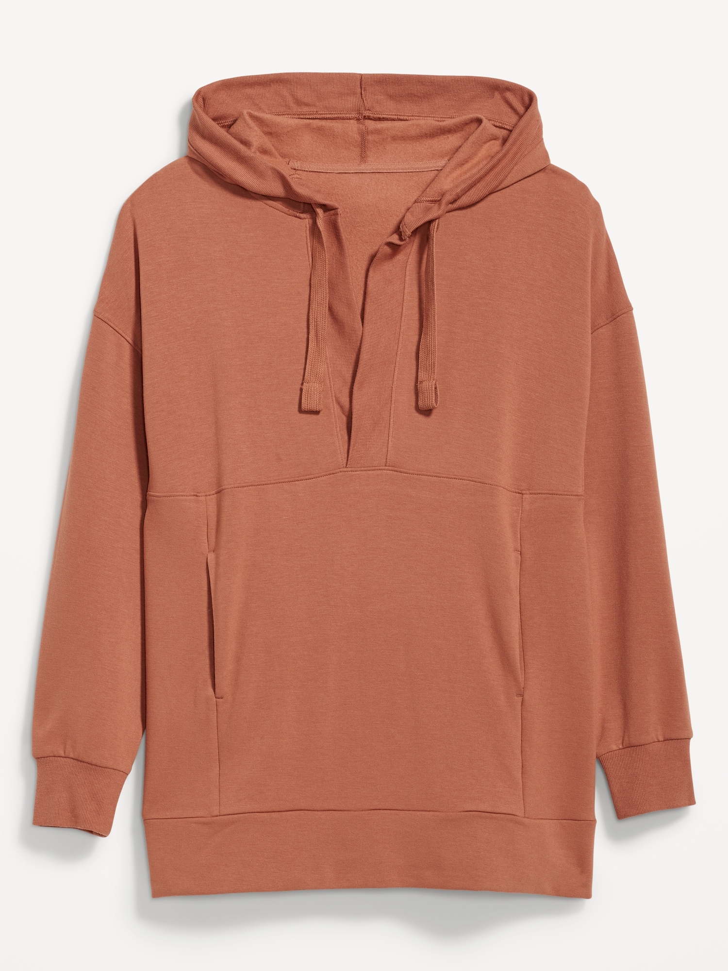 Oversized Live-In French-Terry Tunic Hoodie