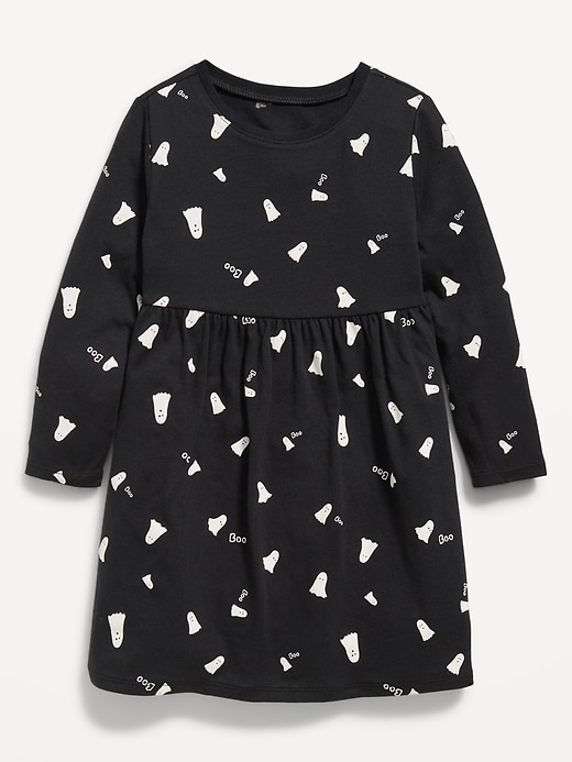 Image number 1 showing, Fit & Flare Dress for Toddler Girls