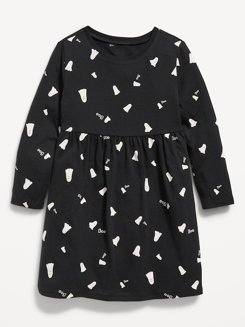 Fit & Flare Dress for Toddler Girls - Ghosts