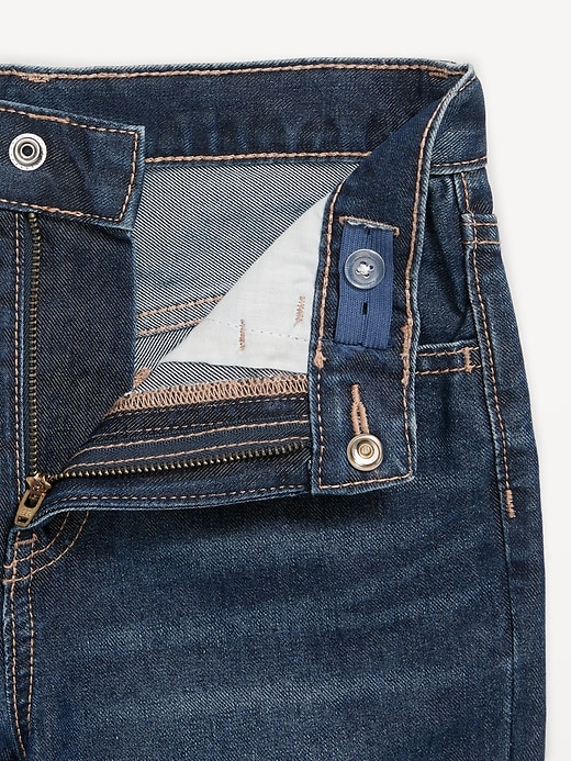 Image number 5 showing, High-Waisted Slouchy Straight Built-In Tough Jeans for Girls