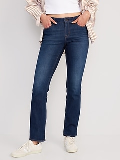 Mid-Rise Kicker Boot-Cut Jeans