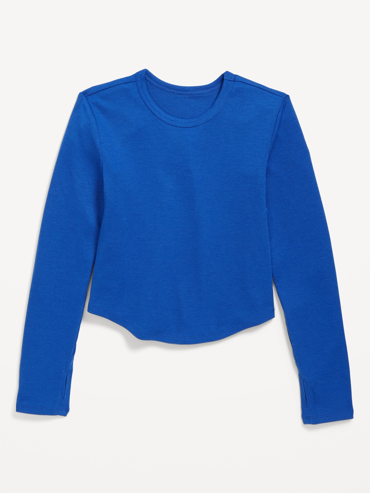 UltraLite Long-Sleeve Rib-Knit T-Shirt for Girls | Old Navy