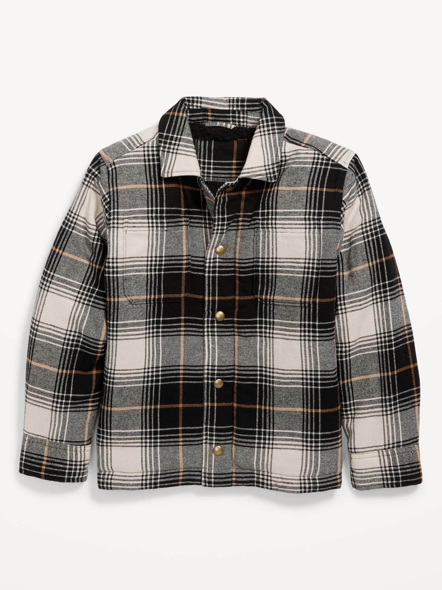 Boys sherpa outlet lined flannel