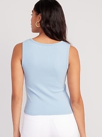 Rib-Knit V-Neck Tank Top for Women | Old Navy