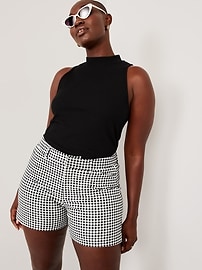 High-Waisted Pixie Trouser Shorts -- 5-inch inseam