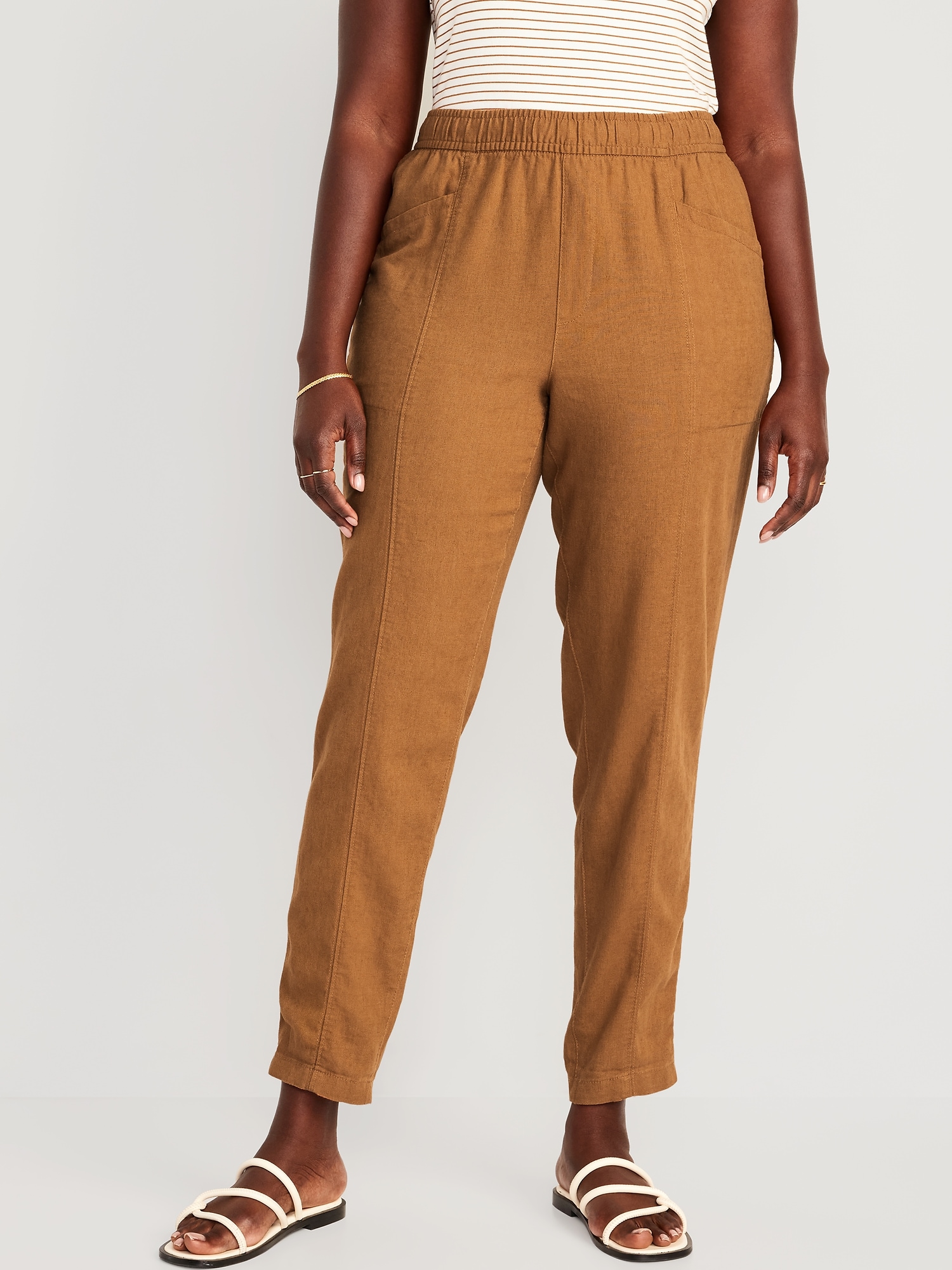 Linen Tapered Pant