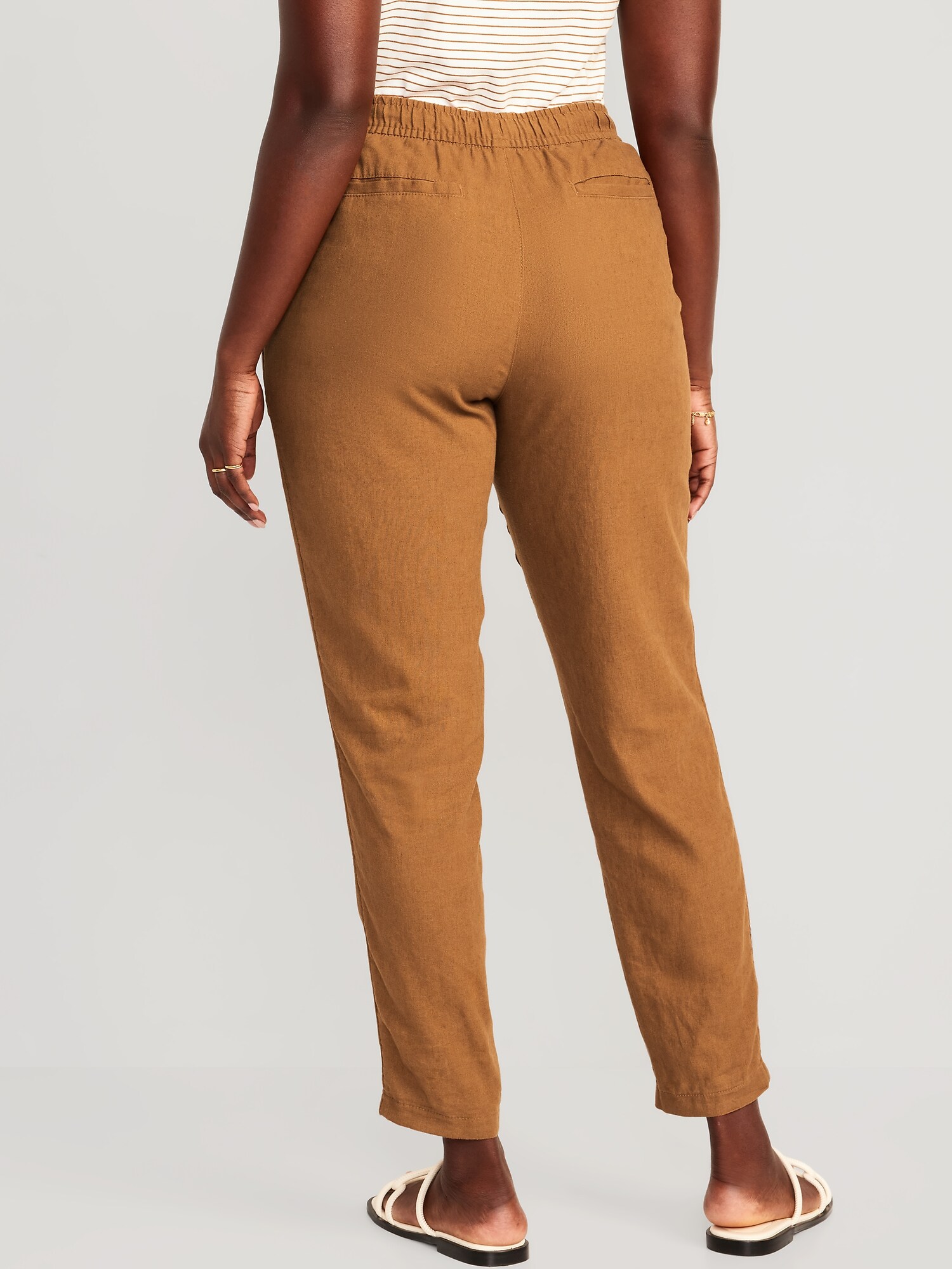 Linen Pants KARTER, Linen Crop Pants, Relaxed Linen Pants, Casual Linen  Pants -  Canada