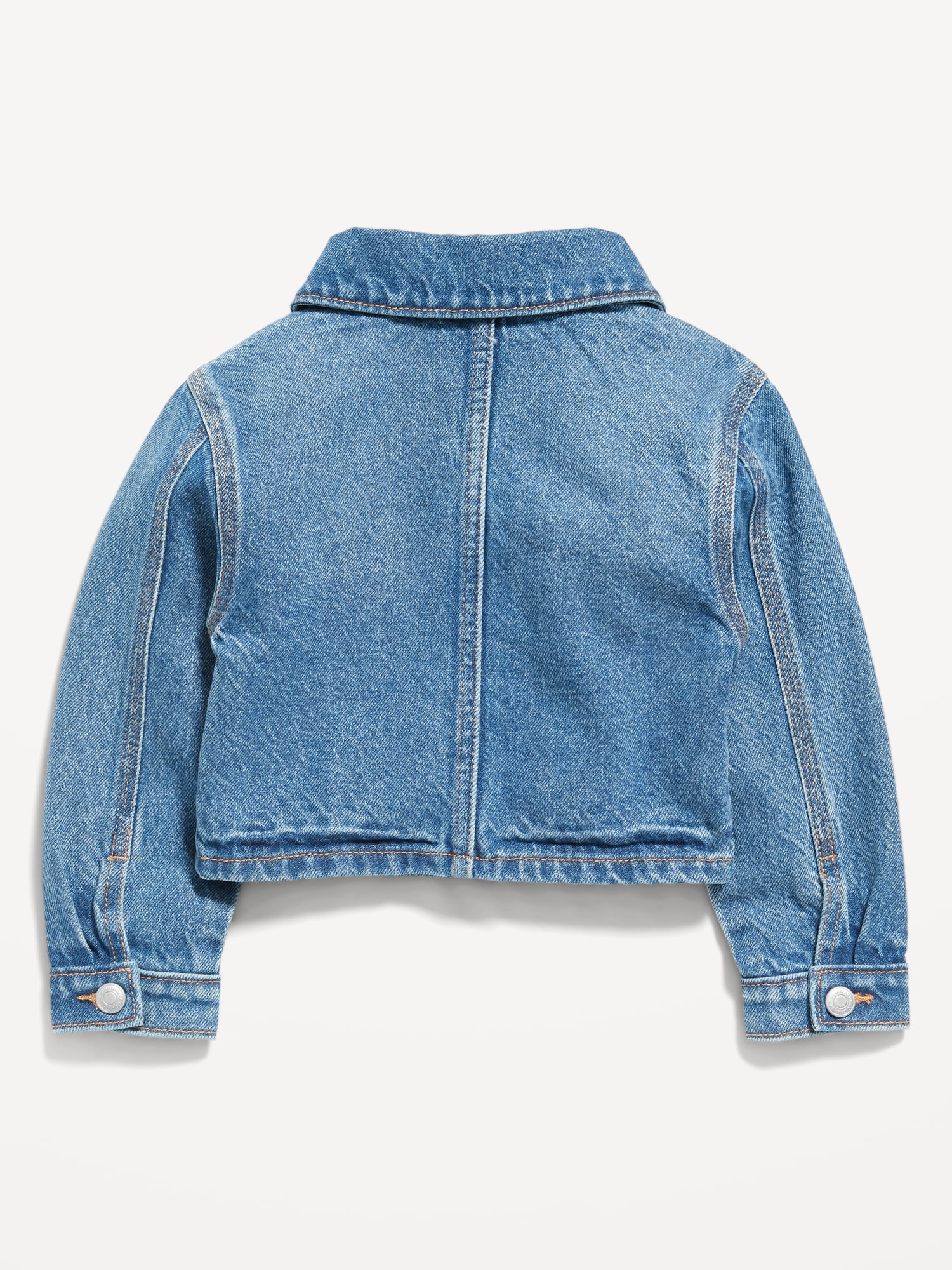 Cropped Utility Jean Shacket for Toddler Girls | Old Navy