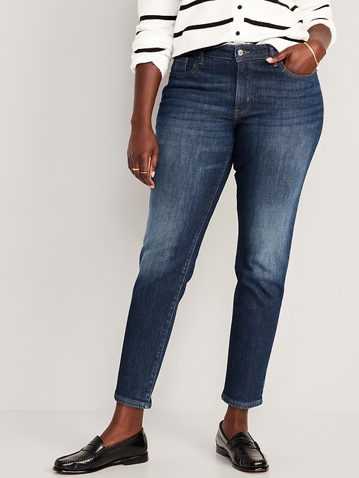 Image number 5 showing, Mid-Rise OG Straight Ankle Jeans