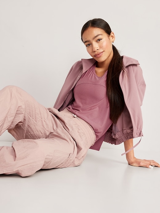 Image number 3 showing, CloudMotion Slub-Knit Tank Top