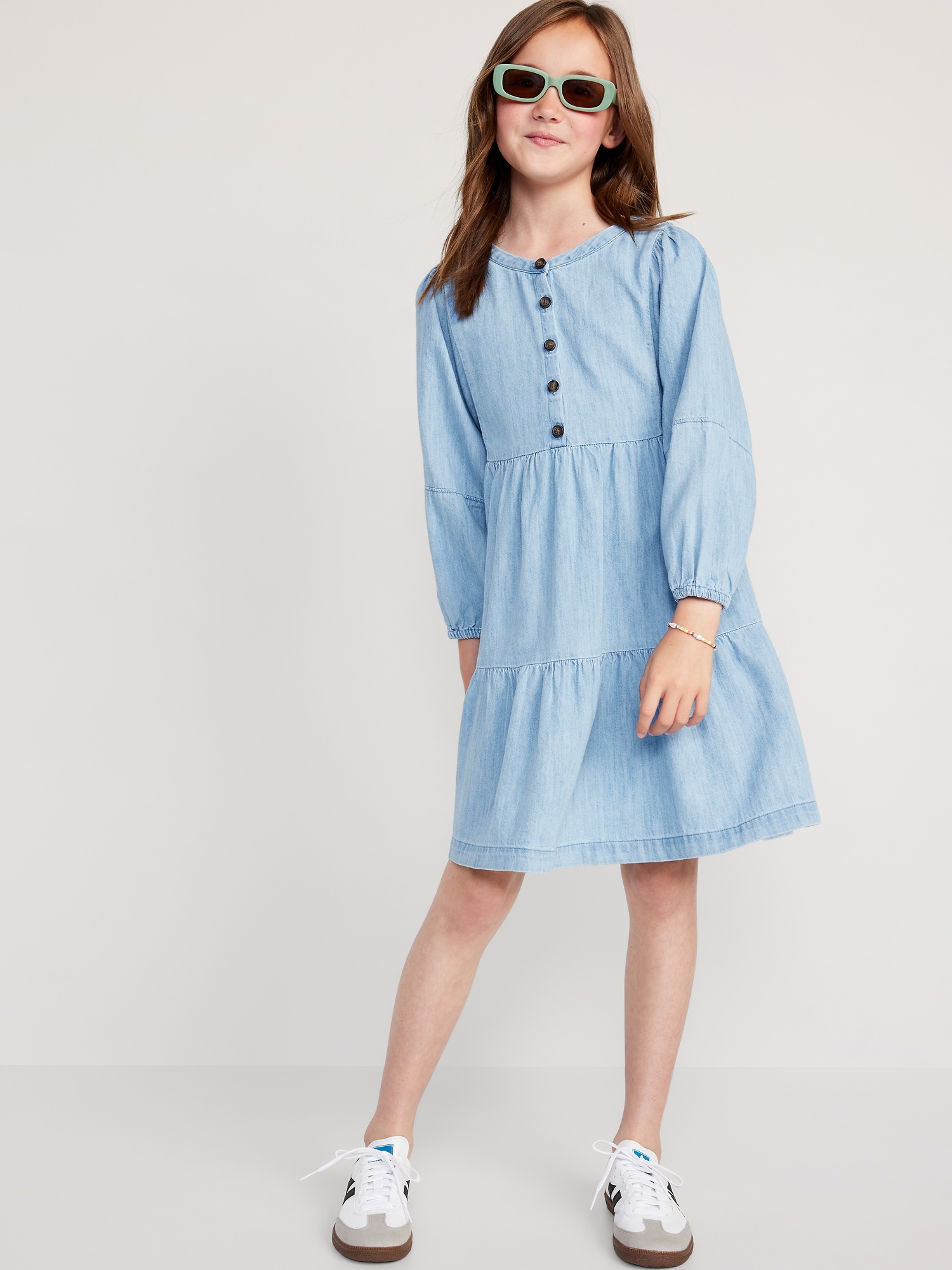 Denim shop swing dress