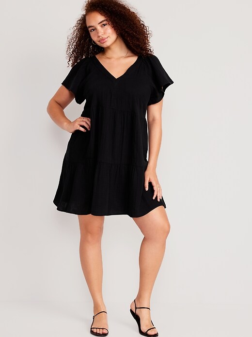 Esquim Old Navy Red Swing Dress Navy Maxi Dress V Neck Old Navy Swing Dress  Tall V-Neck Tiered Mini Swing Dress