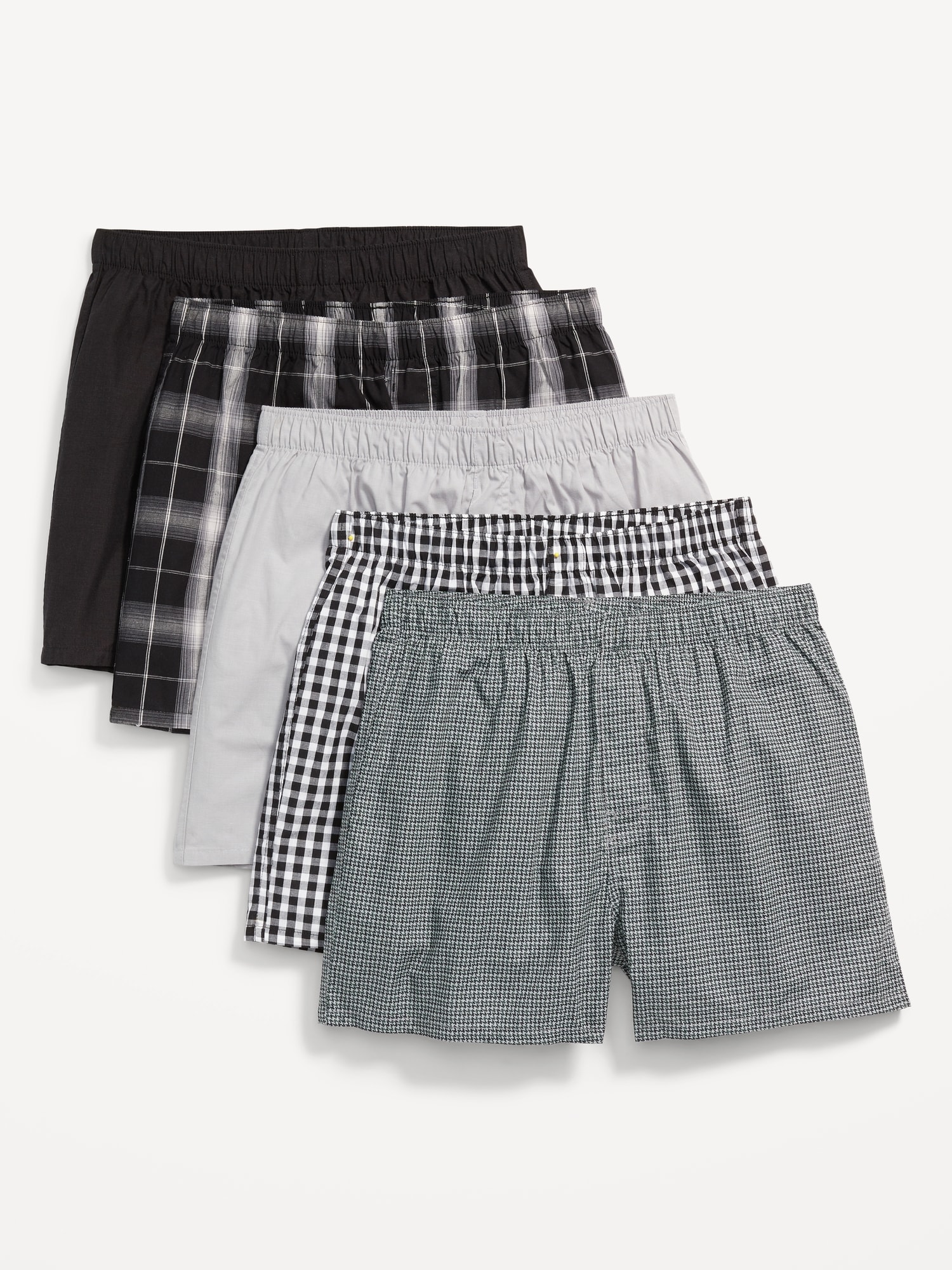 Gildan Men's Woven Boxers, Multipack, Assorted Navy (5-Pack), Small :  : Clothing, Shoes & Accessories