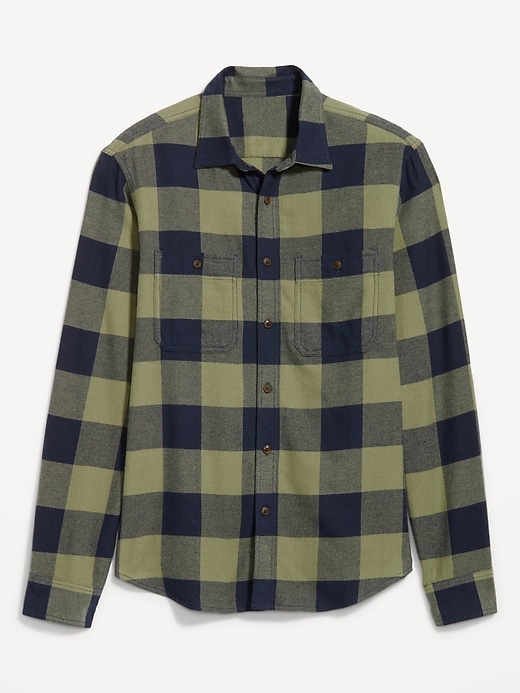 DoubleBrushed Flannel Shirt Old Navy