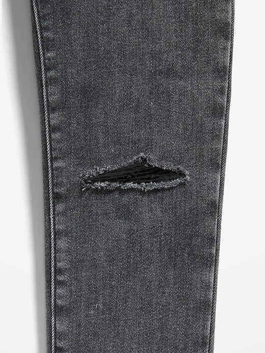 Image number 5 showing, High-Waisted Rockstar 360° Stretch Ripped Jeggings for Girls