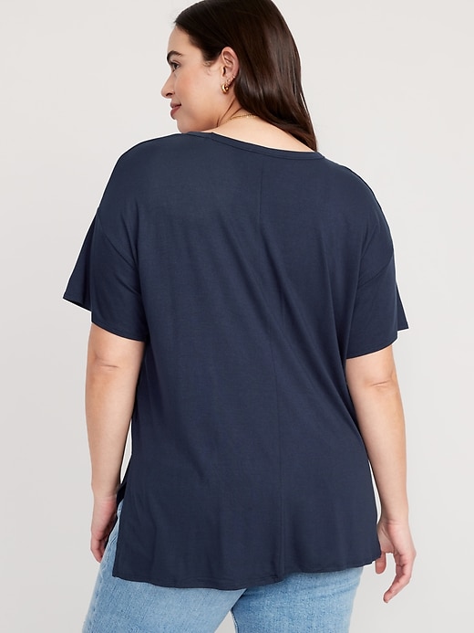 Image number 6 showing, Luxe Oversized Tunic T-Shirt