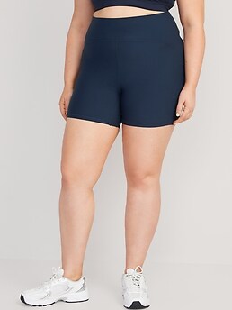 PowerLite Lycra® ADAPTIV Extra High-Waisted Biker Shorts for Women -- 6-inch inseam