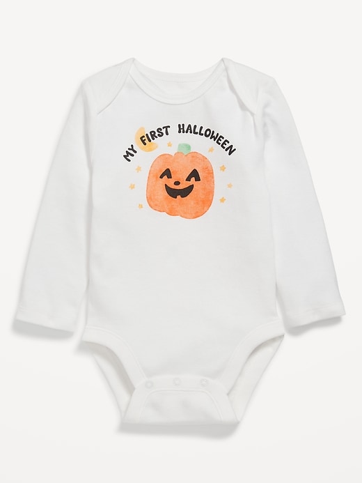 View large product image 1 of 1. Unisex Long-Sleeve Graphic Bodysuit for Baby
