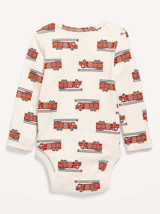 The Caleb - Baby Unisex 4pcs Cartoon Print Bodysuits O main image 1