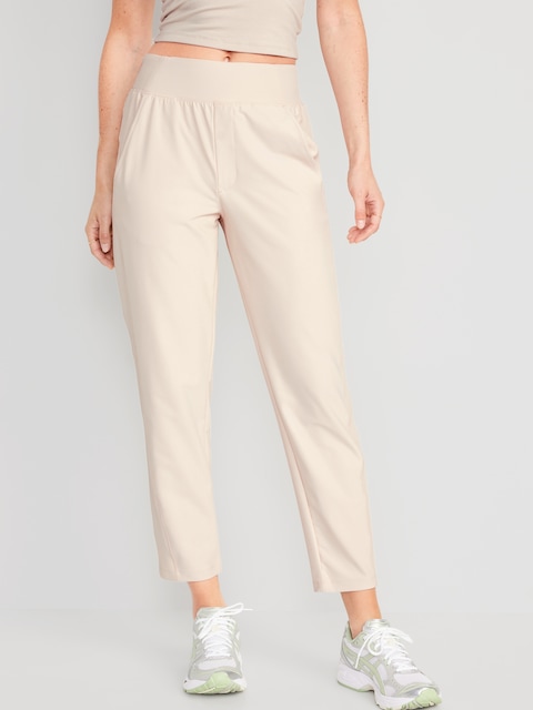 High-Waisted PowerSoft Combination Taper Pants