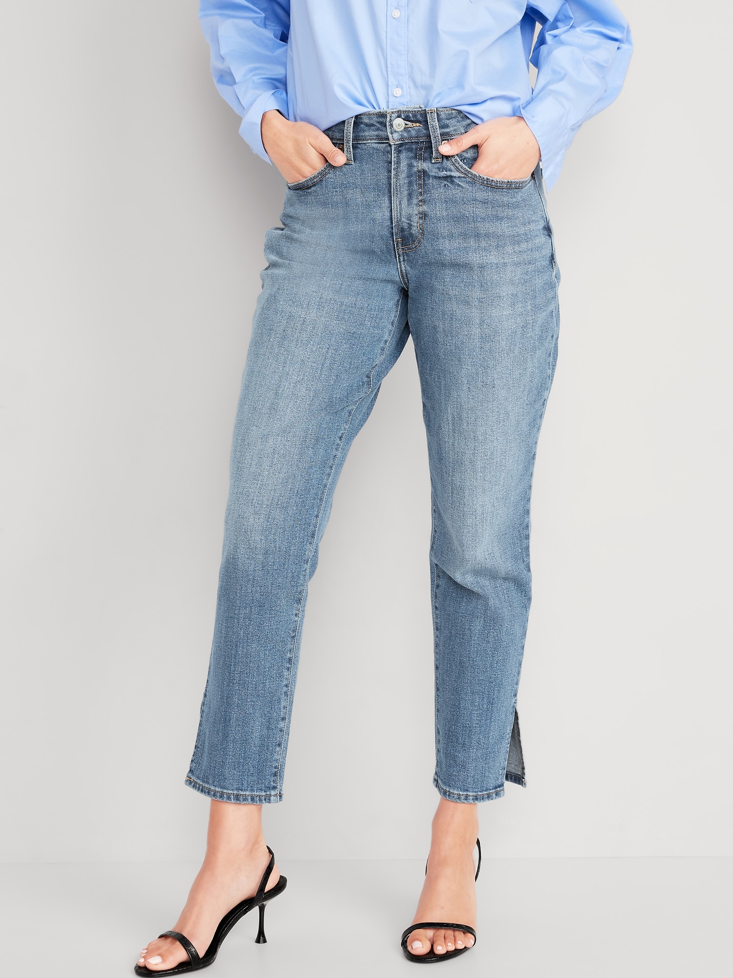 High-Waisted OG Straight Jeans