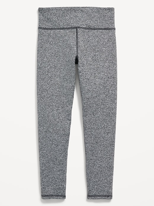Image number 4 showing, High-Waisted PowerPress 7/8-Length Leggings for Girls