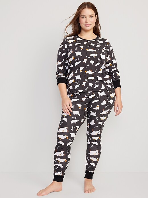 Matching Halloween Print Pajama Set