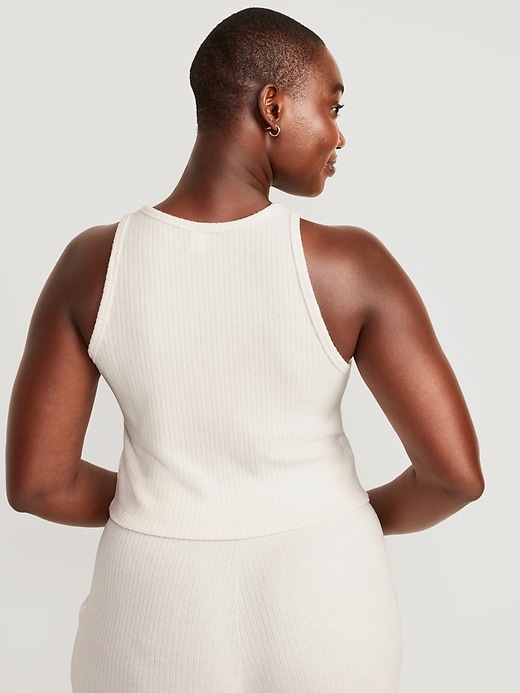 Image number 6 showing, Cropped Rib-Knit Tank Top