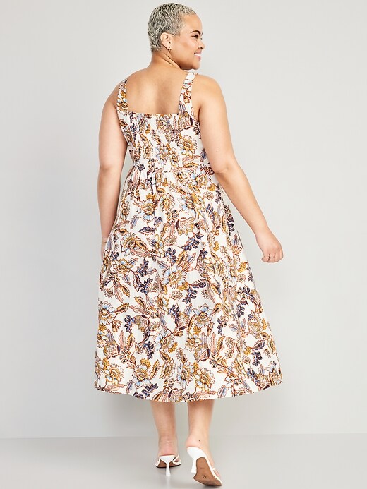 paisley print linen dress MIRTO 1956 - PAISLEY PRINT LONG SLEEVE DRESS main image 0