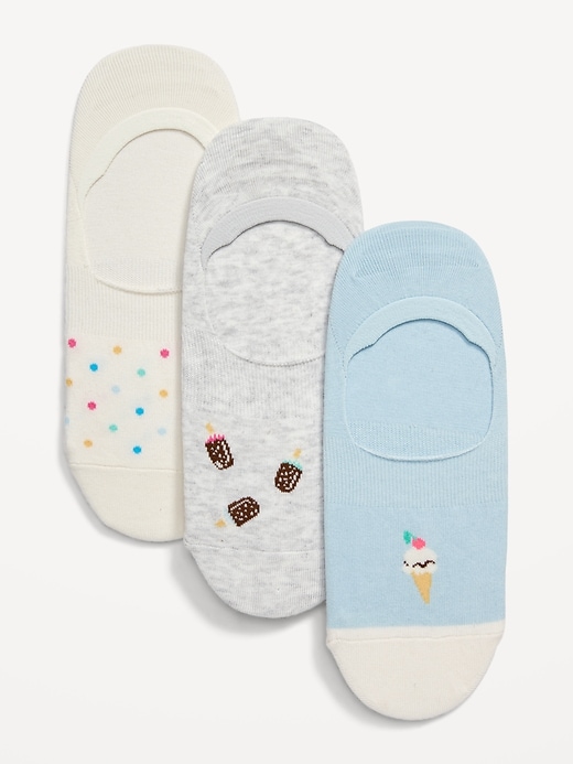 Image number 1 showing, No-Show Sneaker Socks 3-Pack for Women